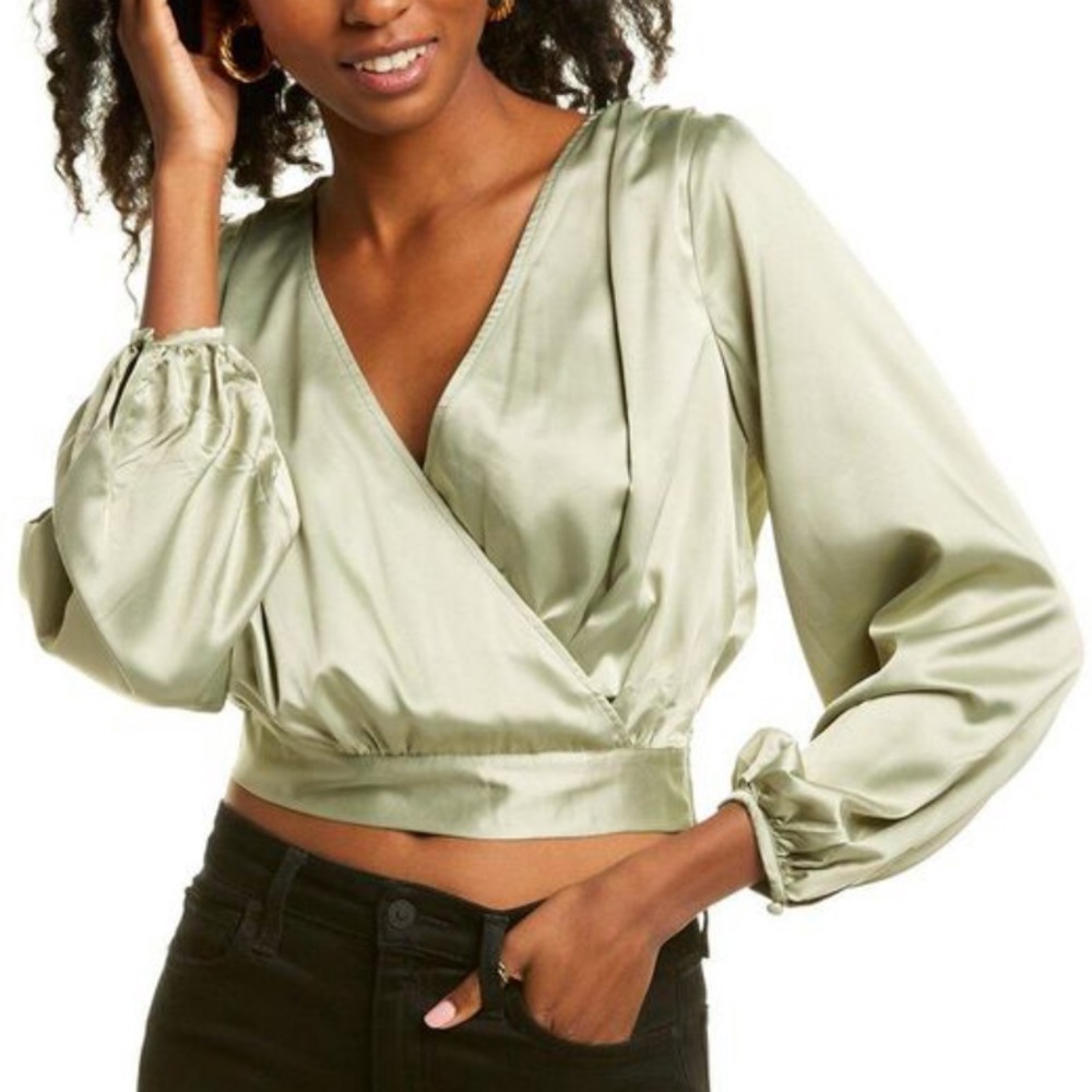 Kendall and Kylie satin top